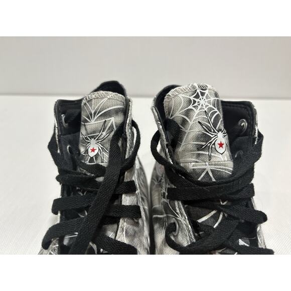 Converse hi-top Black Widow Spider Chuck Taylor Pro Unisex Size 5.5/7.5 Tie Dye - Picture 6 of 7